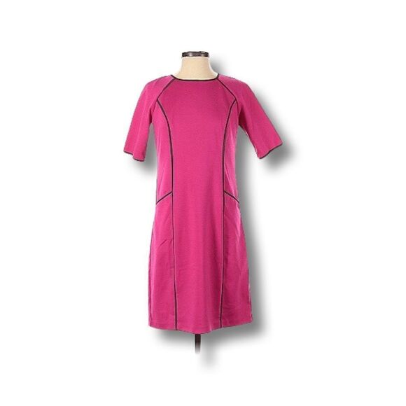 Hot Pink Shift Dress Nine West Fucsia - Picture 3 of 3